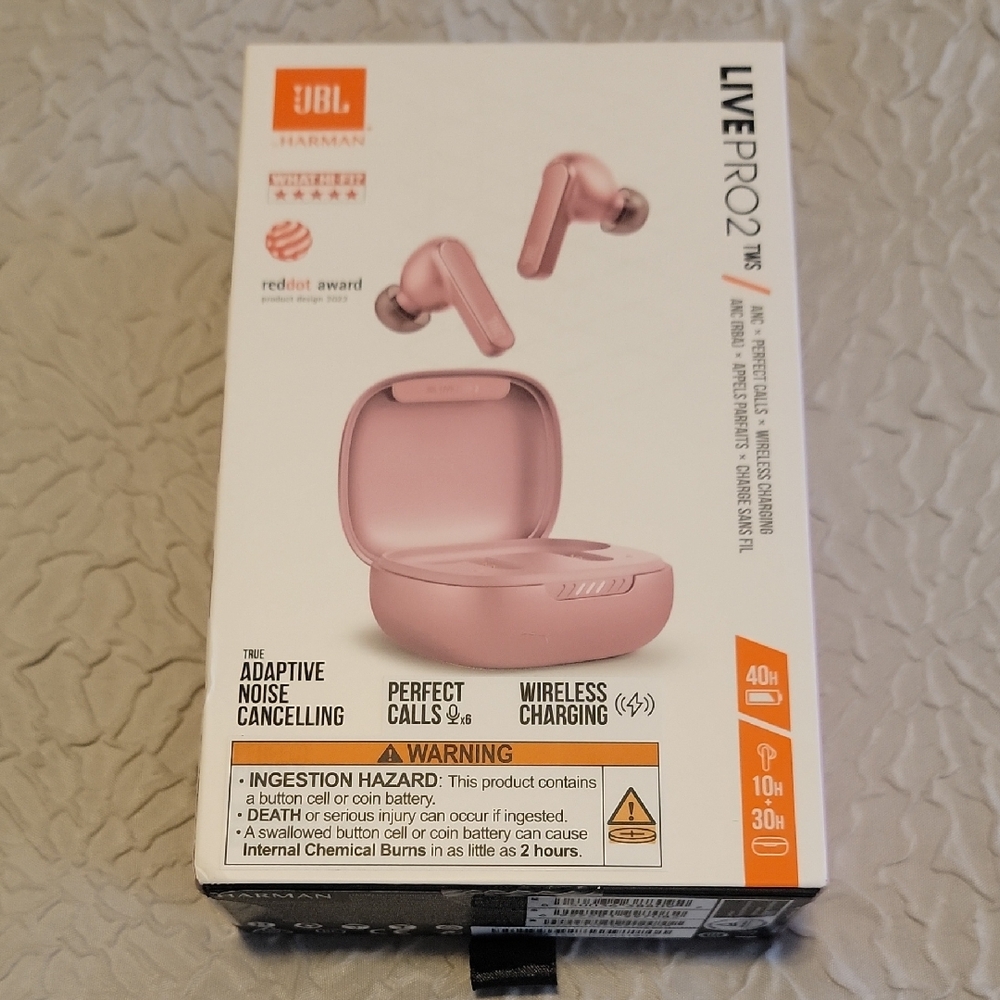 JBL Live Pro 2 True Wireless Earbuds Pink